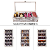 #WDP1319-A 5-Tier Wall Mounted Wooden Display Case 