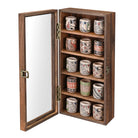 #WDP1319-A 5-Tier Wall Mounted Wooden Display Case 