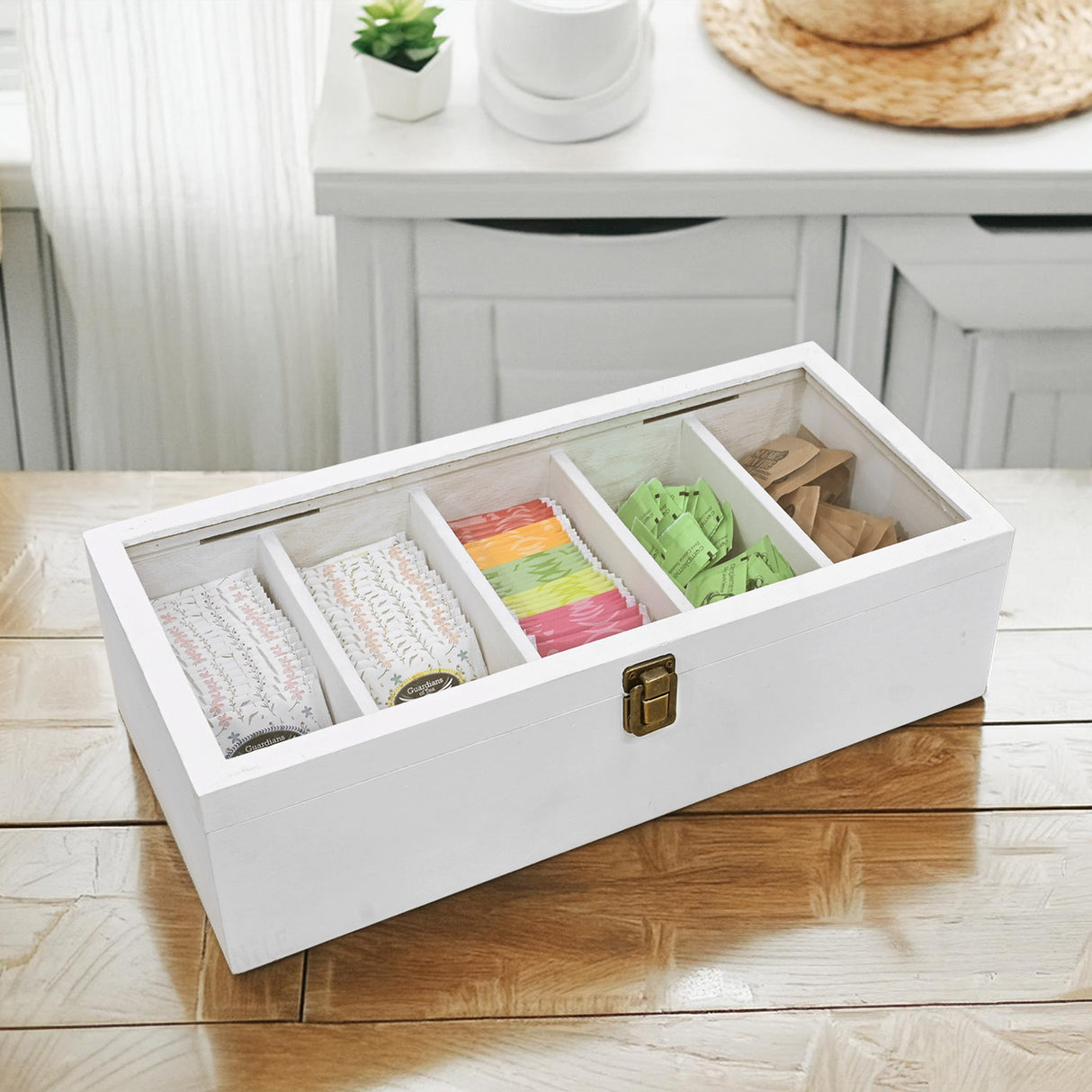 #WDP1319-A 5-Tier Wall Mounted Wooden Display Case 