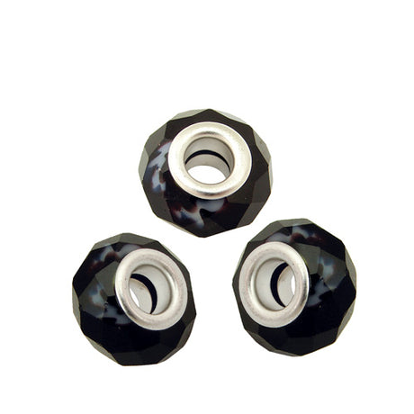#BS-PD732-46 Glass Rondelle Beads, 14mm x 8mm
