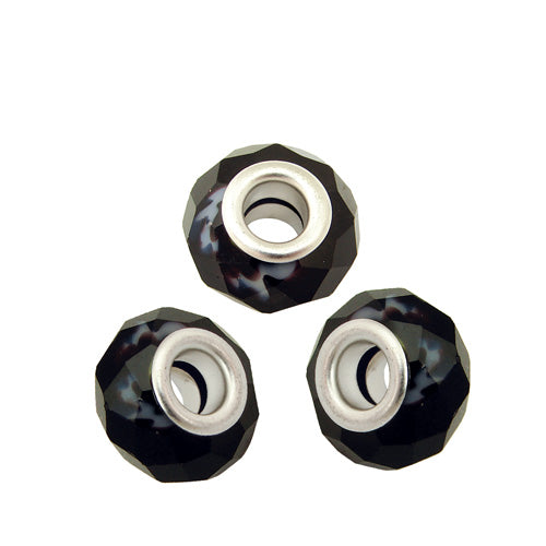 #BS-PD732-46 Glass Rondelle Beads, 14mm x 8mm
