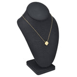 #189-7-LNBK Jewelry Display Bust , Black Linen