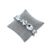 #11-3N (N21) Gray Burlap Linen Bracelet & Bangle Display