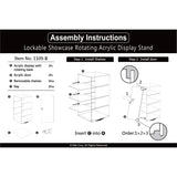 #1109-B Acrylic Display Showcase Case