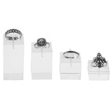 #1314  Frosted Acrylic Jewelry Display Stand for Ring, Square Base