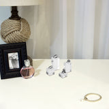 #1314  Frosted Acrylic Jewelry Display Stand for Ring, Square Base