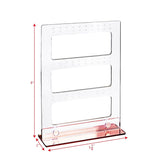 #1406PK Rose Gold Magnet Acrylic Earring Display Holder Stand