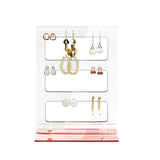 #1406PK Rose Gold Magnet Acrylic Earring Display Holder Stand