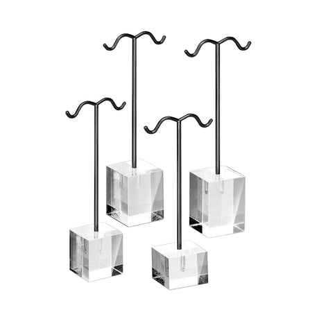 #1407 4 Pcs Set Acrylic Earrings Display Stand 