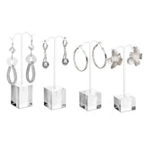 #1407 4 Pcs Set Acrylic Earrings Display Stand 