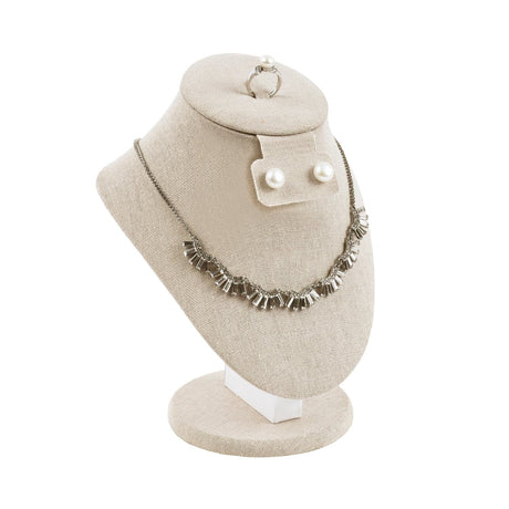 #185-1-LNT Combination Jewelry Display Bust for Necklace, Ring,and Earring