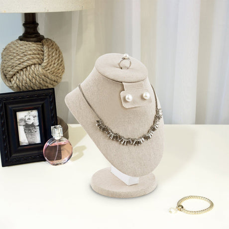 #185-1-LNT Combination Jewelry Display Bust for Necklace, Ring,and Earring