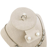 #185-1-LNT Combination Jewelry Display Bust for Necklace, Ring,and Earring