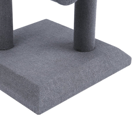 #218-1A-LNG Necklace Bracelet Display Stand, Dim Grey Linen