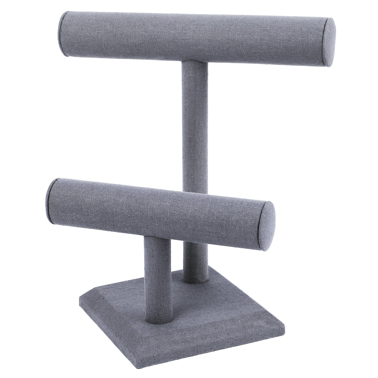 #218-1A-LNG Necklace Bracelet Display Stand, Dim Grey Linen