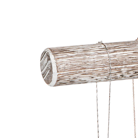 #219-1BW-ATWH  Wooden T-Bar Display,Antique White Color