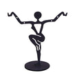 #251-111 (BK) Small Dancer Earring Stand (BK)- 3 3/8" x 3 1/4"H