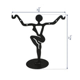 #251-111 (BK) Small Dancer Earring Stand (BK)- 3 3/8" x 3 1/4"H