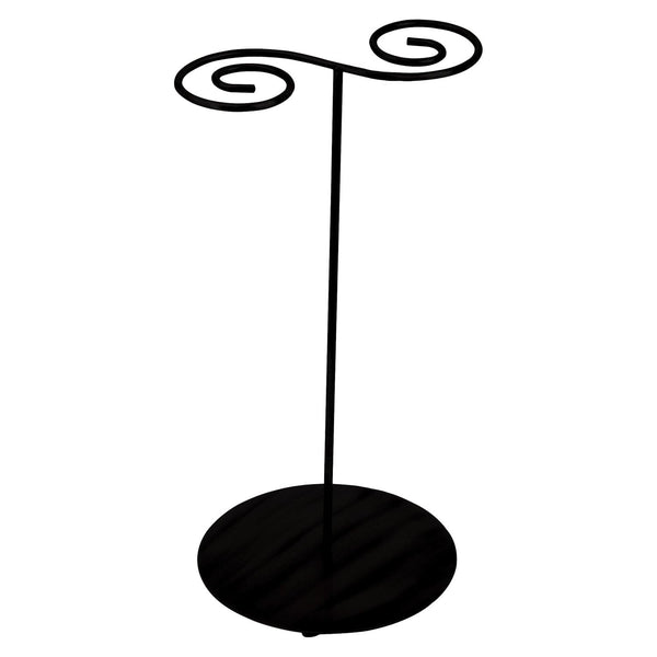 #261-112(BK) Large Necklace Metal Stand (Black) - 15"H