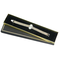 Black Paper Long Bracelet/Watch Box-Nile Corp