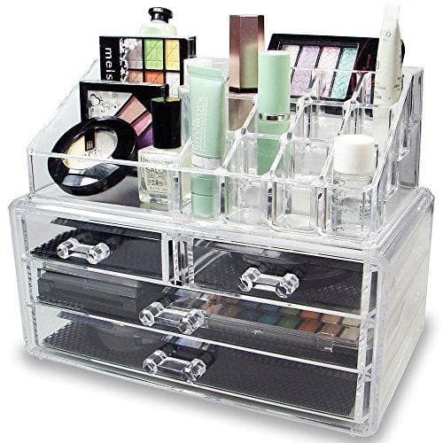 Acrylic Jewelry  & Makeup Organizer Two Pieces Set -Nile Corp