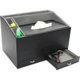 #SAT2180 Faux Leather Home and Office Desk Organizer