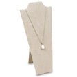 Necklace Stand Holder, Tan Linen