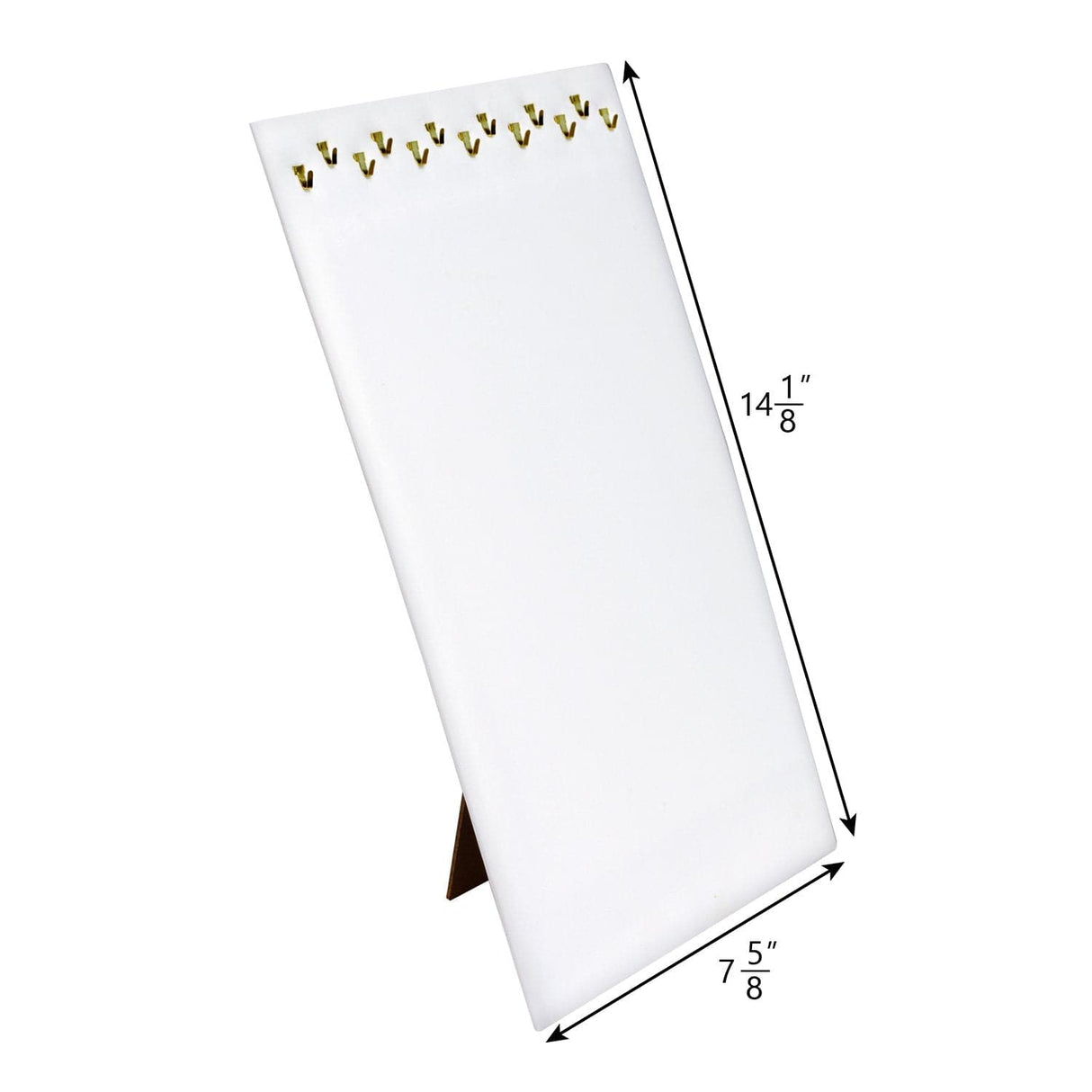 #68-HAx2 Necklace and Chain Display Pad with Easel
