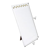 #68-HAx2 Necklace and Chain Display Pad with Easel
