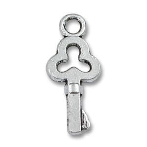 Pewter Key Charm -Nile Corp