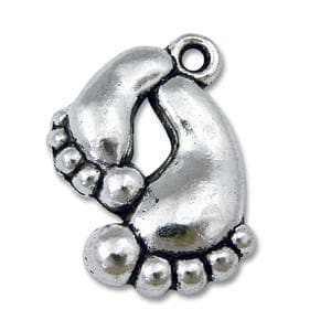 Pewter Feet Charm -Nile Corp