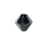 #BCS-53014 (JET) Swarovski Diamond Bicone, 4mm