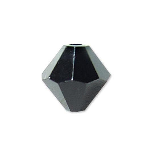 #BCS-53016 (JET) Swarovski Diamond Bicone, 6mm