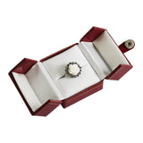 Leatherette Small Ring Box-Nile Corp