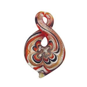 Lampwork Glass Pendant-Nile Corp