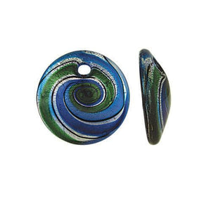 Glass Disk Pendants