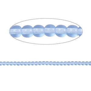 Jablonex Druk Czech Glass Round Beads 4mm