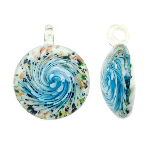 Lampwork Glass Pendant-Nile Corp