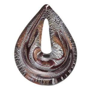 Glass Spiral Pendants