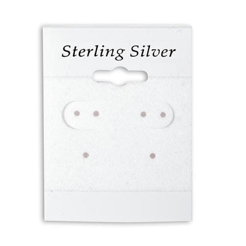 Hanging Earring Card with Sterling Silver-Nile Corp