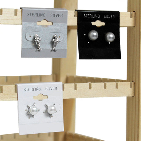 Hanging Earring Card with Sterling Silver-Nile Corp