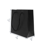 #BXY668BK Solid Color Paper Gift Bag