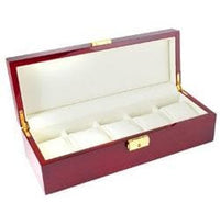 #CBW123-RW 5-Watch Case Rosewood