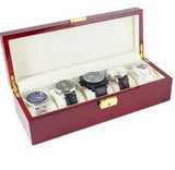 #CBW123-RW 5-Watch Case Rosewood