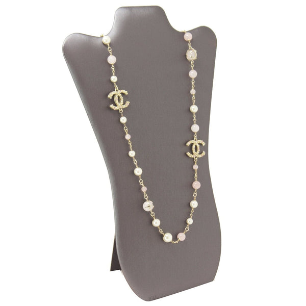 Faux Leather Necklace Easel Display -Nile Corp