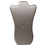 Faux Leather Necklace Easel Display -Nile Corp