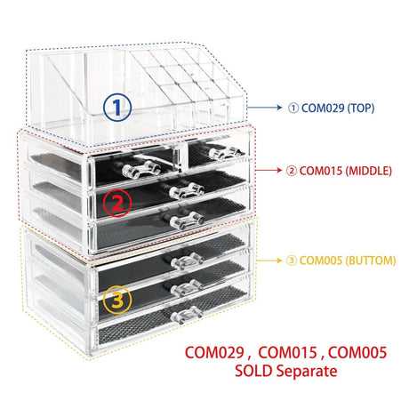 Jewelry Cosmetics Storage and Display Box