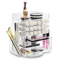 #COM0302CL Acrylic Multi-functional Jewelry Cosmetic Storage Makeup Organizer