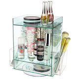 #COM0302GN Acrylic Multi-functional Jewelry Cosmetic Storage Makeup Organizer