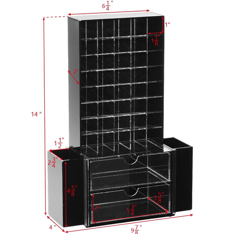 All in 1 Premium Acrylic Cosmetic Organizer -Nile Corp